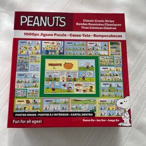Peanuts Classic Comic Strips 1000pc Jigsaw Puzzle - Complete EUC